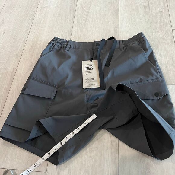 Carhartt Wip Balto Short Grey Cargo Shorts size L - Picture 3 of 8